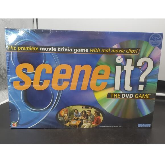 Scene It the DVD Game Premiere Movie Edition Original 2003 **FACTORY SEALED** - Picture 1 of 4